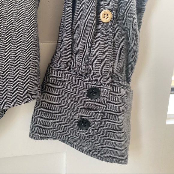 Rag and Bone - Men's Fit 2 Tomlin Shirt - Black and White Herringbone - size M - Picture 11 of 16